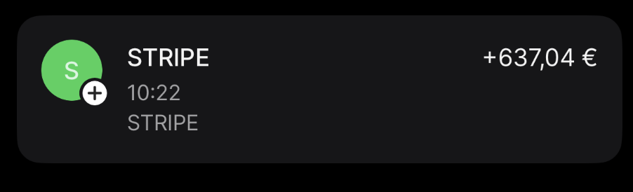 Stripe Notification 27
